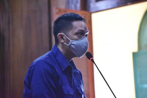 Bị cáo Nguyễn Kim Trung Thái - Ảnh: NGỌC PHƯỢNG