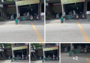 Hình ảnh cháu bé bị bắt quỳ giữa trời nắng, nóng khiến dư luận phẫn nộ