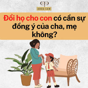 đổi họ cho con