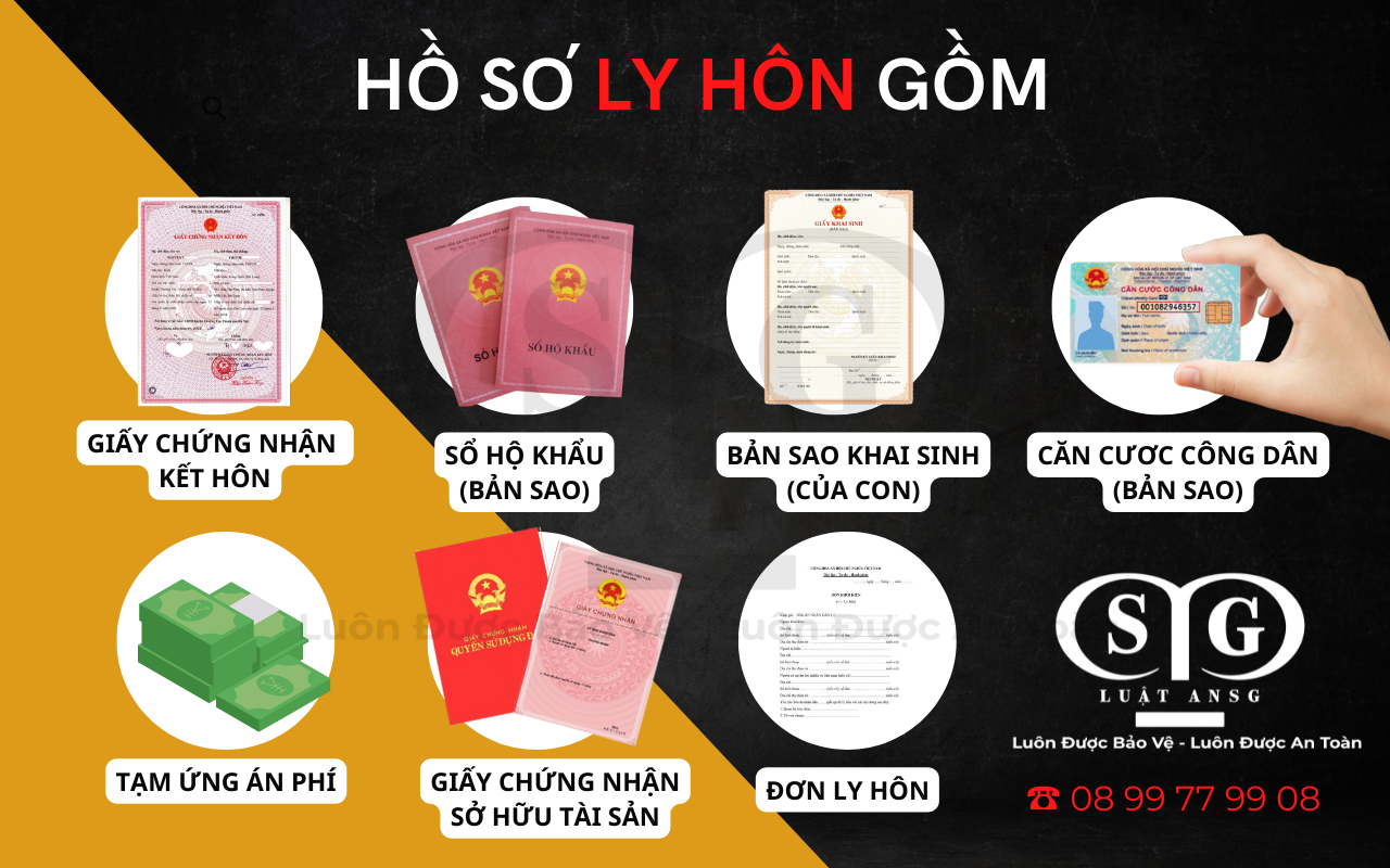 Hồ sơ ly hôn gồm những giấy tờ gì