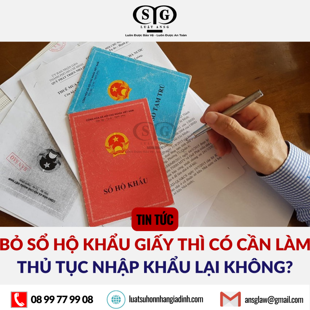 Bo ho khau giay thi co can lam thu tuc nhap khau lai khong