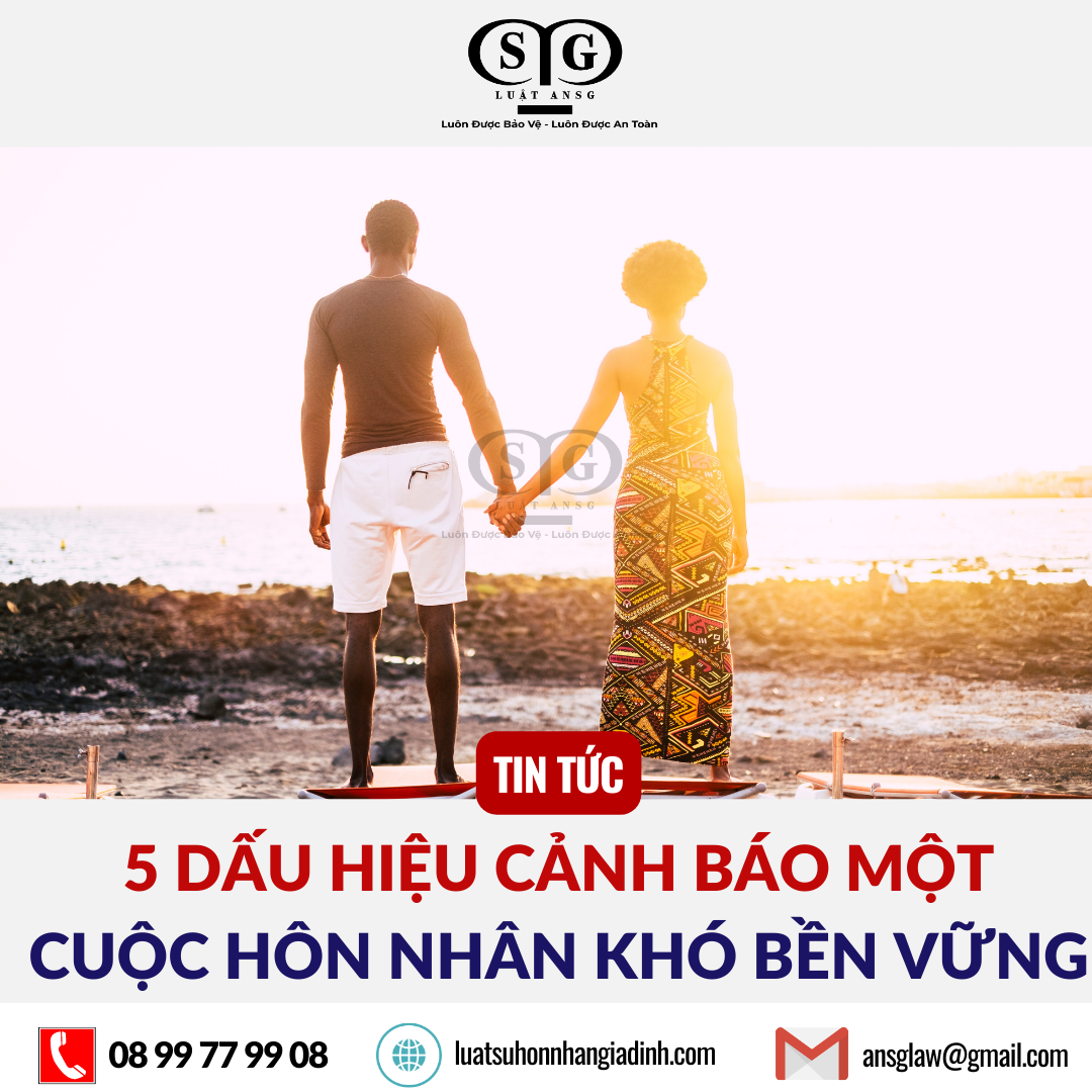 5 Dấu hiệu cảnh báo một cuộc hôn nhân khó bền vững