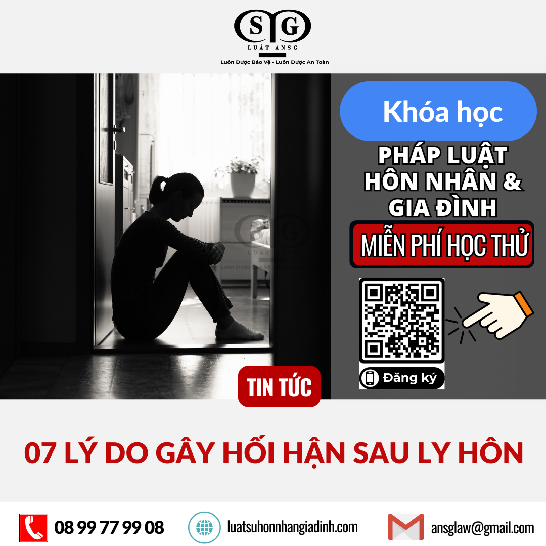 07 lý do gây hối hận sau ly hôn