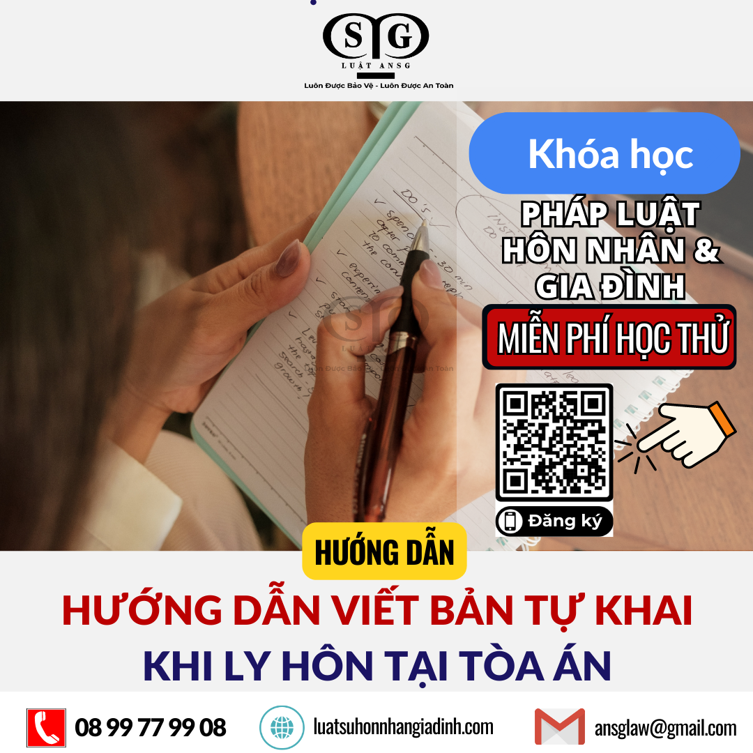 hướng dẫn viết bản tự khai khi ly hôn tại tòa án
