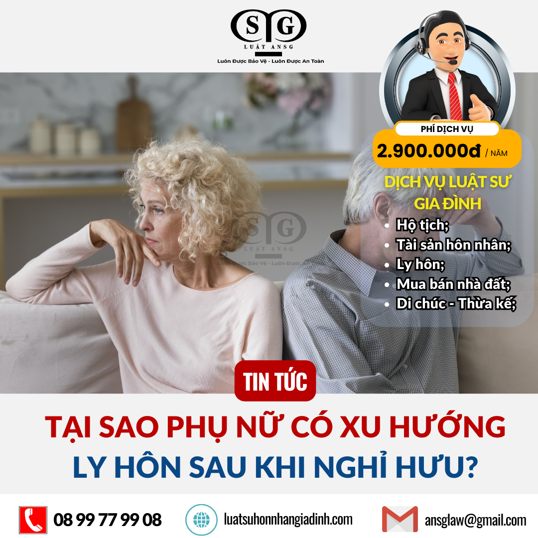 Tại sao phụ nữ có xu hướng ly hôn sau khi nghỉ hưu (1)